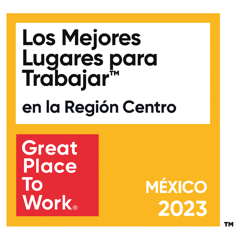 Cosmetic Colors Great Place to Work Mexico 2023. Center Region